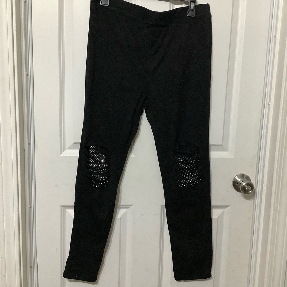 Legging black pant size large NWT